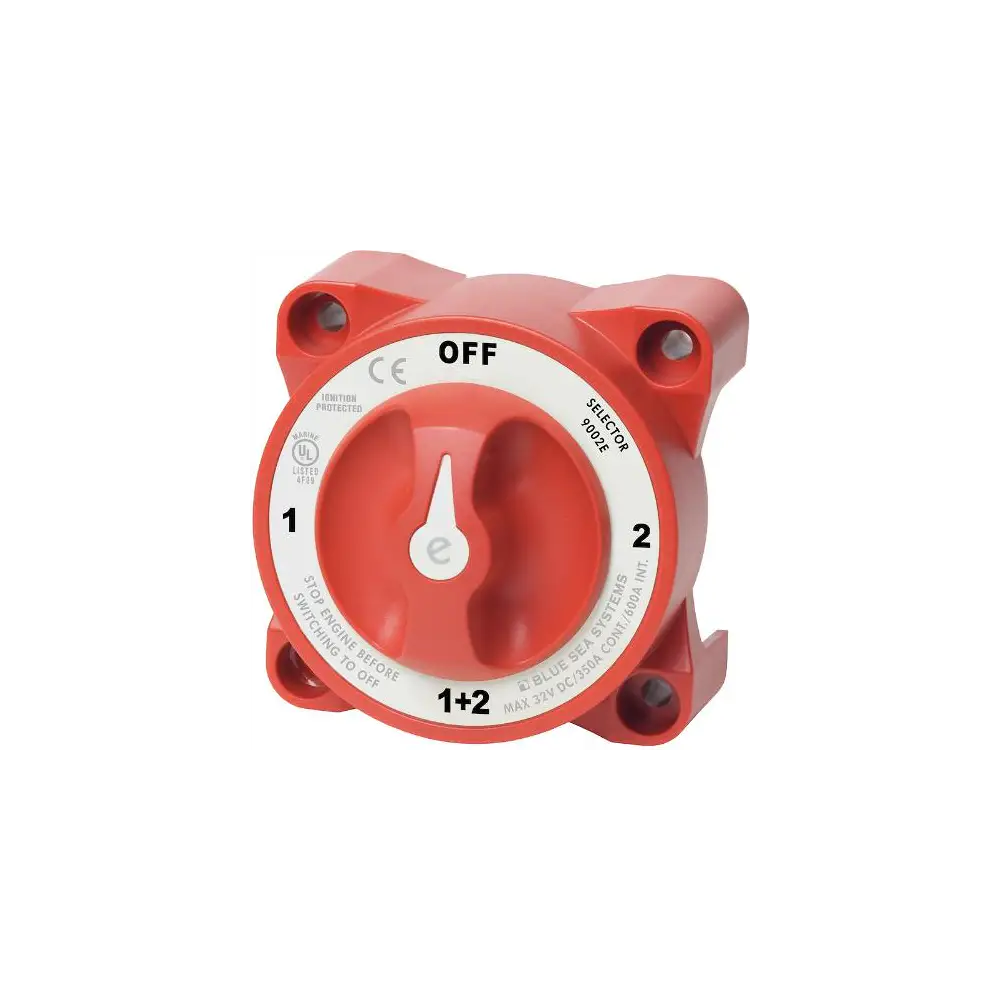 E-Series Battery Disconnect Switch - 48 Volts DC/350 Amps - BLS9004E-BSS